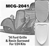 '34 Ford  Grille 1/24: includes resin grille surround