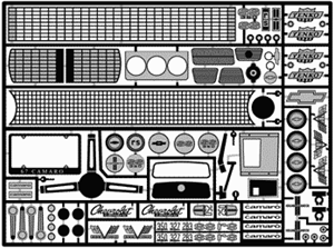 1967 Camaro Detail Set for AMT '67 Z-28 kits