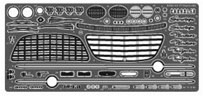 1957 Chrysler 300C Detail set for AMT kits: includes grille & side trim