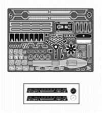 1968 Dodge Dart Detailing set for Revell 1968 Dart Kits, Includes Gauges