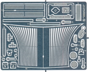 1940 Ford Standard Coupe Grille Detail Set for Revell 1/25 Kits