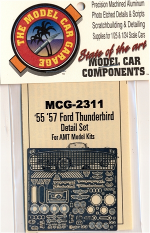 1955 to 1957 Ford Thunderbird Detail Set