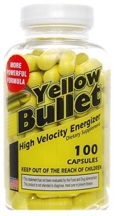 Yellow Bullet Fat Burner Diet Pills - 100 Caps