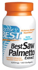 Doctors Best Saw Palmetto 320mg, 60 softgels