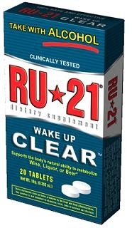 RU21 100% Natural Hangover Remedy