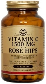 Solgar Vitamin C 1500 mg with Rose Hips 90 tabs