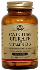 Solgar Calcium Citrate with Vitamin D