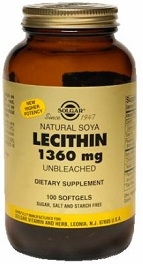 Solgar Lecithin 1360 mg softgels