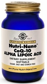 Solgar Nutri Nano CoQ-10 with Alpha Lipoic Acid