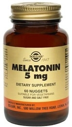 Solgar Melatonin 5 mg Nuggets