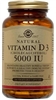 Solgar Vitamin D3 5000 IU - Vegicaps or Softgels