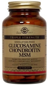 Solgar Glucosamine Chondroitin MSM Shellfish Free