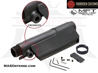 THORDSEN / MFT ENHANCED PISTOL CHEEK REST KIT - BLK - 5034B