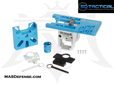 5D TACTICAL MULTIPLATFORM 80% LOWER RECEIVER ROUTER JIG PRO - AR-15 / AR-9 / AR-45 / .308 / AR-10 - 5D-PMJ