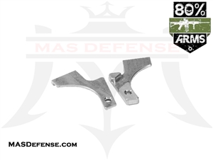 80% ARMS P80 COMPLETE RAIL KIT - POLYMER80 PF-SERIES FRAME RAIL KIT 80% FRAME 76% COMPACT G26 / G19 / G17 GLOCK 26 GLOCK 19 GLOCK 17 P80-PF940SC-LBRS-RRM P80-PF940C-LBRS-RRM  P80-PF940S-LBRS-RRM