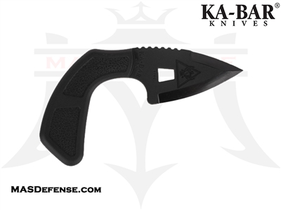 KA-BAR TDI SHARK BITE NECK KNIFE 2.6" FIXED BLADE - SPEAR POINT - PLAIN EDGE - 9908