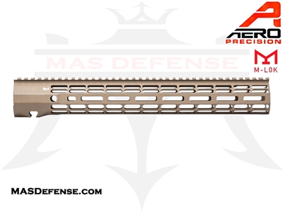 AERO PRECISION AR-10 .308 M5 15" ATLAS R-ONE M-LOK HANDGUARD FLAT DARK EARTH (FDE) - APRA538715A