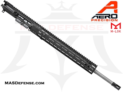 20" .224 VALKYRIE AERO PRECISION BARRELED UPPER W/ BCG AND FCH - 15" ENHANCED M-LOK GEN 2 HG - BLACK - APSL100029S