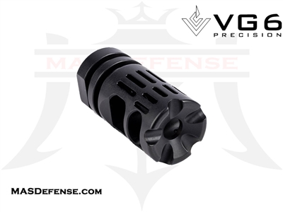 VG6 PRECISION GAMMA 5.56 MUZZLE BRAKE 1/2x28 TPI - APVG100001A