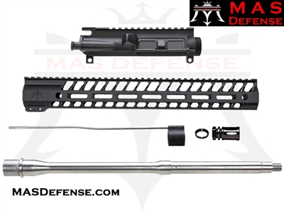 16" 5.56 AR-15 BUILD KIT - 15" NERO M-LOK - NOT ASSEMBLED - MID LENGTH GAS