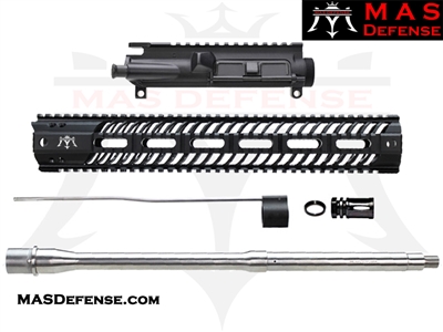 16" 5.56 AR-15 BUILD KIT - 15" SQUADRON LIGHTWEIGHT QUAD RAIL - NOT ASSEMBLED - MID LENGTH GAS