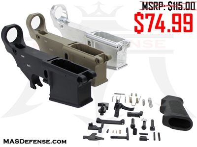 AR-15 80% LOWER - LOWER PARTS KIT COMBO