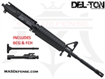 DEL-TON 16" 5.56 /.223 AR-15 M4 PROFILE CHROME MONLY VANADIUM BARREL BARRELED UPPER - DELTON PRE-BAN F MARKED FRONT SIGHT BASE - â€‹INCLUDES BCG AND FCH - DT1009