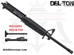 DEL-TON 16" 5.56 /.223 AR-15 1x7 CHROME LINED BARRELED UPPER - DELTON PRE-BAN F MARKED FRONT SIGHT BASE - â€‹INCLUDES BCG AND FCH - DT1028
