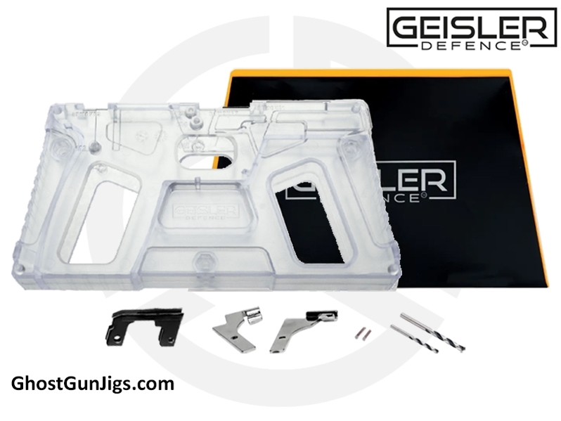 GEISLER DEFENCE 80% 19X PISTOL FRAME KIT WITH RAILS AND JIG - GD
