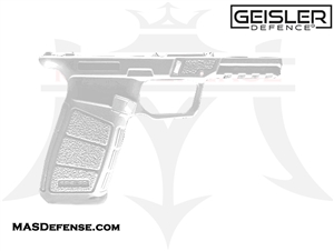 GEISLER DEFENCE 80% 19X PISTOL FRAME KIT WITH RAILS AND JIG - GD-1917-BLK - WHITE + JIG Glock 19 Glock 17 P80