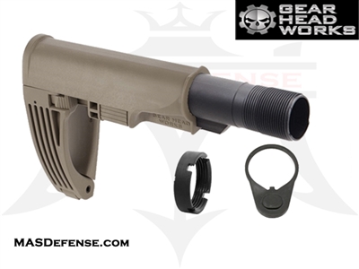 GEAR HEAD WORKS TAILHOOK MOD 2 PISTOL BRACE - GHW-TH-MOD-2 - FDE