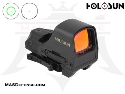 HOLOSUN ELITE SOLAR POWERED CIRCLE GREE DOT SIGHT - HE510C-GR