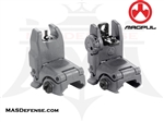 MAGPUL MBUS GEN 2 FRONT & REAR SIGHT SET - MAG247 MAG248 - GREY