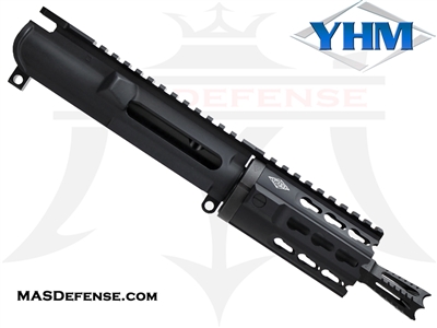 4.75" 9MM BARRELED UPPER - YANKEE HILL 4.25" KR7 KEYMOD - YHM ANNIHILATOR FLASH HIDER