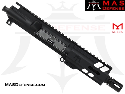 5.25" 9MM AR-15 BARRELED UPPER - MAS DEFENSE NERO 4.2" M-LOK RAIL