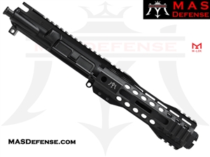 5.25" 9MM AR-15 BARRELED UPPER - MAS DEFENSE RIDGELINE 7.25" M-LOK RAIL