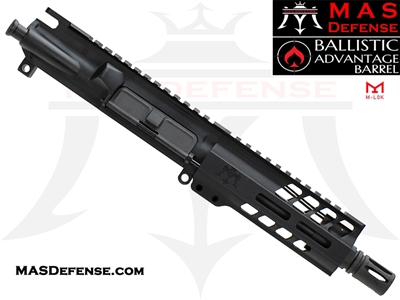 6" 300 BLACKOUT BARRELED UPPER - MAS NERO 5.5" M-LOK RAIL - BALLISTIC ADVANTAGE BARREL