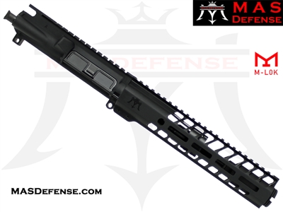 7.5" 300 BLACKOUT AR-15 BARRELED UPPER - MAS DEFENSE NERO 9.87" M-LOK RAIL