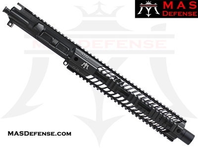 7.5" 300 BLACKOUT AR-15 BARRELED UPPER - MAS DEFENSE SQUADRON 12" LIGHTWEIGHT QUAD RAIL