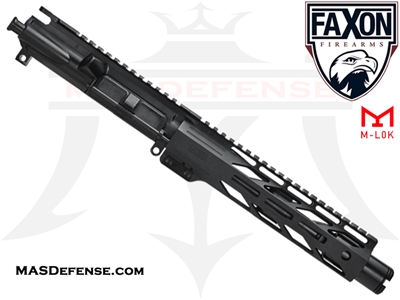 7.5" 5.56 / .223 AR-15 BARRELED UPPER - FAXON FIREARMS G2 STREAMLINE M-LOK 9" RAIL