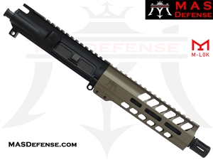 8" 9MM BARRELED UPPER - MAS NERO 7.25" M-LOK RAIL - FDE