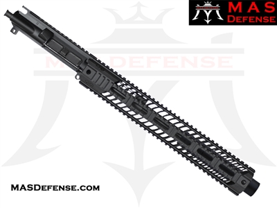 10.5" 300 BLACKOUT AR-15 BARRELED UPPER - MAS DEFENSE SQUADRON 15" LIGHTWEIGHT QUAD RAIL