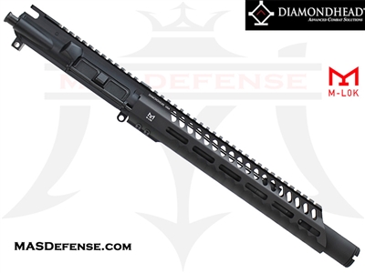 10.5" 5.56 / .223 BARRELED UPPER - DIAMONDHEAD 10.25" VRS T-556 M-LOK