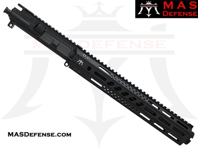 10.5" 5.56 / .223 AR-15 BARRELED UPPER - MAS DEFENSE 12.62" MW8 OCTAGON M-LOK RAIL