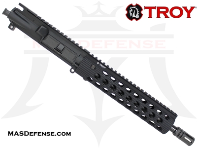 10.5" 9MM BARRELED UPPER - TROY ALPHA RAIL 9"