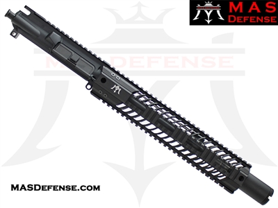 11.5" 5.56 / .223 AR-15 BARRELED UPPER - MAS DEFENSE SQUADRON 12" LIGHTWEIGHT QUAD RAIL