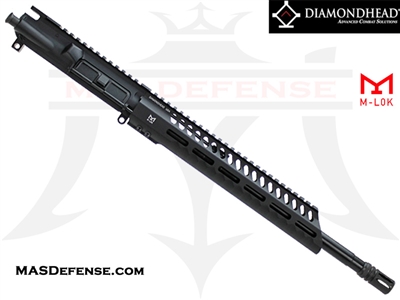 14.5" 300 BLACKOUT BARRELED UPPER - DIAMONDHEAD 10.25" VRS T-556 M-LOK - 2276