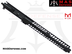 14.5" 5.56 / .223 AR-15 BARRELED UPPER - MAS DEFENSE NERO 15" M-LOK RAIL