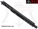 14.5" 5.56 / .223 BARRELED UPPER - MAS DEFENSE 15" MW8 OCTAGON M-LOK RAIL