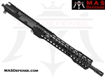 14.5" 5.56 / .223 AR-15 BARRELED UPPER - MAS DEFENSE RIDGELINE 12.62" M-LOK RAIL